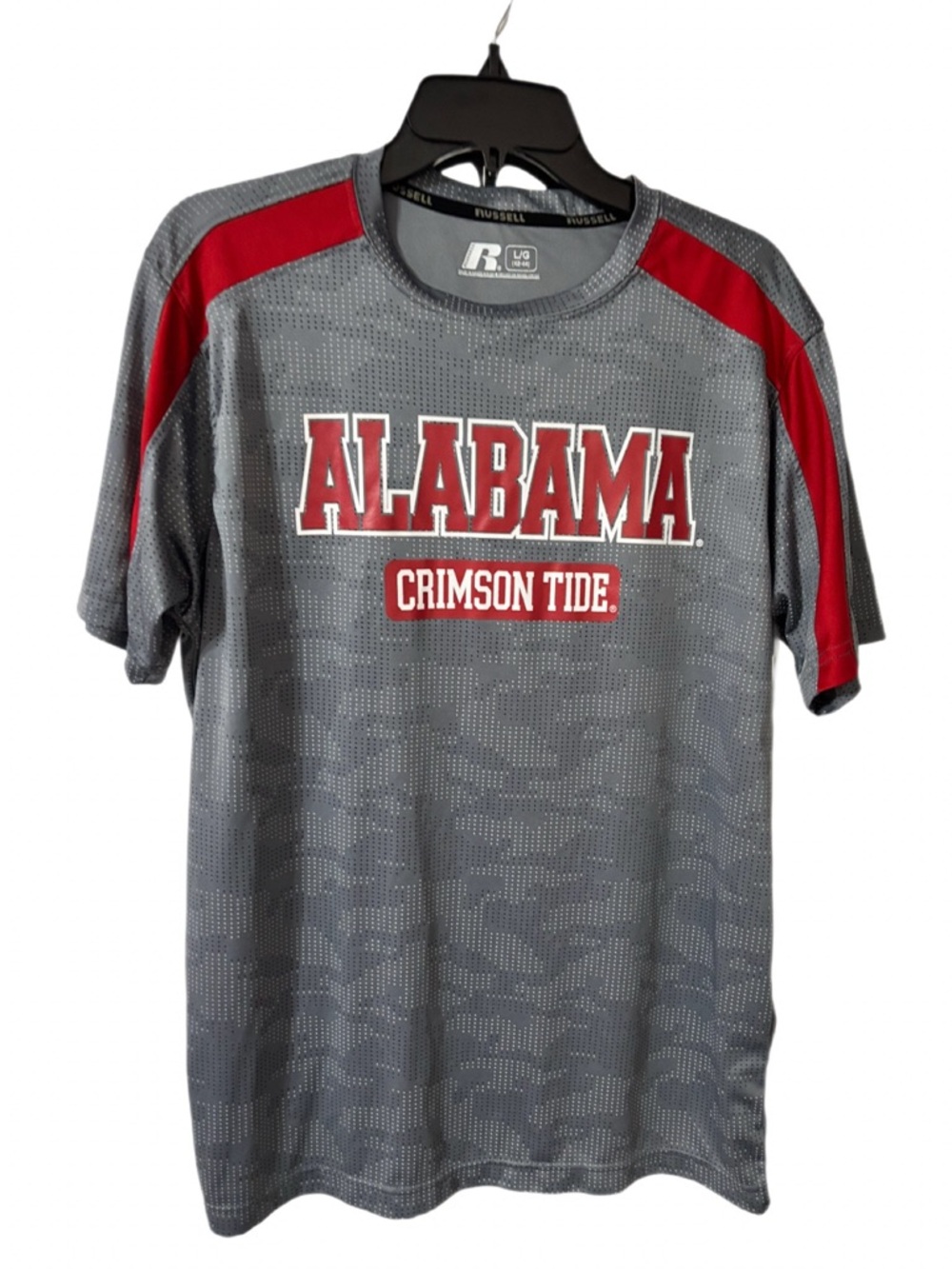 Russell Athletic Gray & Crimson Alabama Crimson Tide Tee